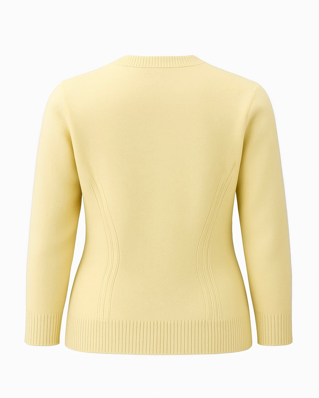 Elegant Embroidered Pearl Button Cardigan