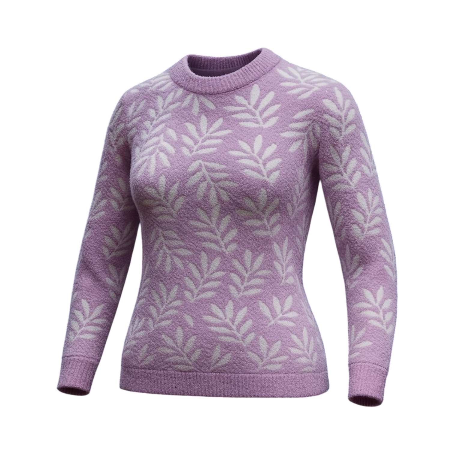 Lavender Leaf Sweater