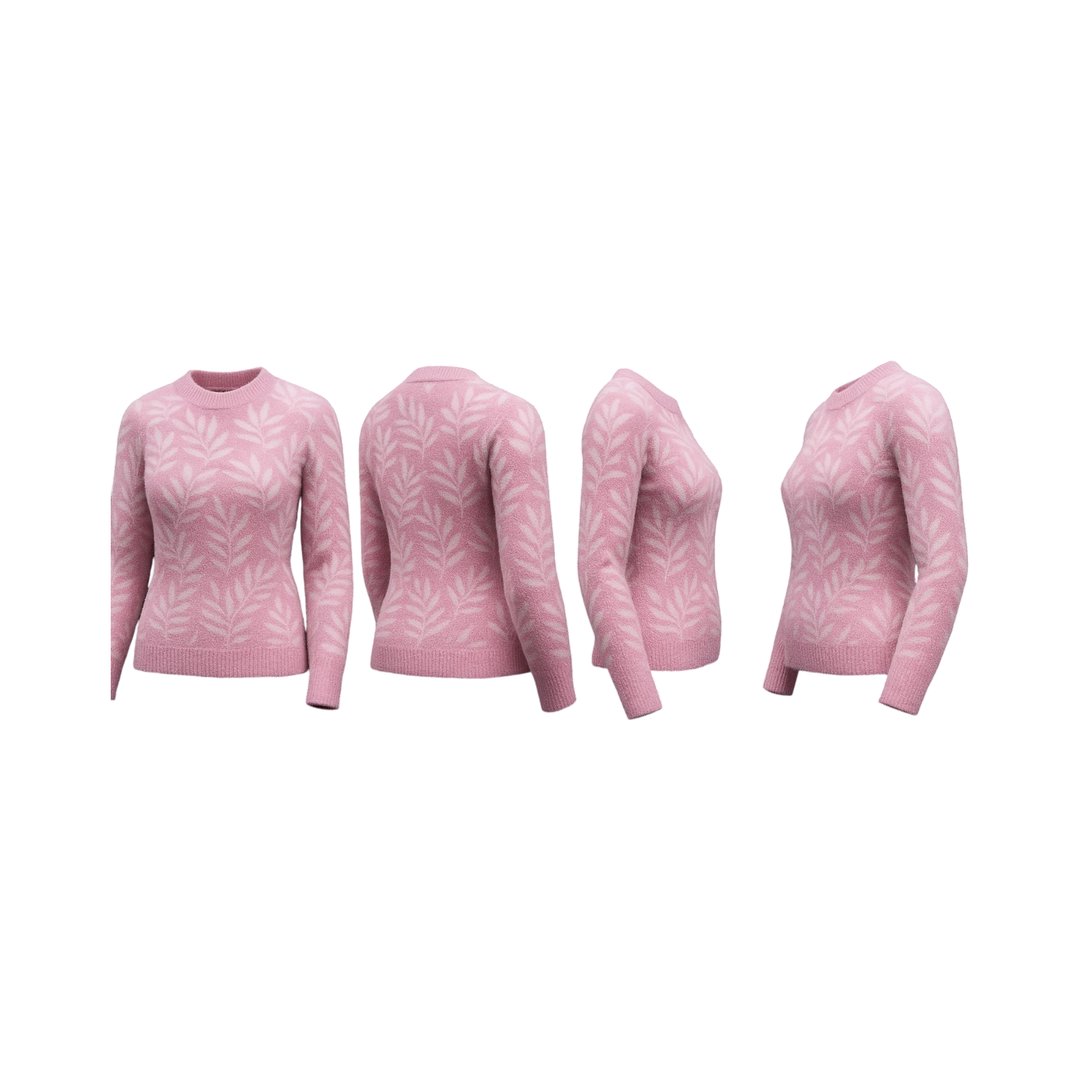 Lavender Leaf Sweater