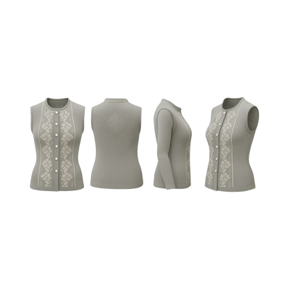 Pearl Petal Button Cardigan