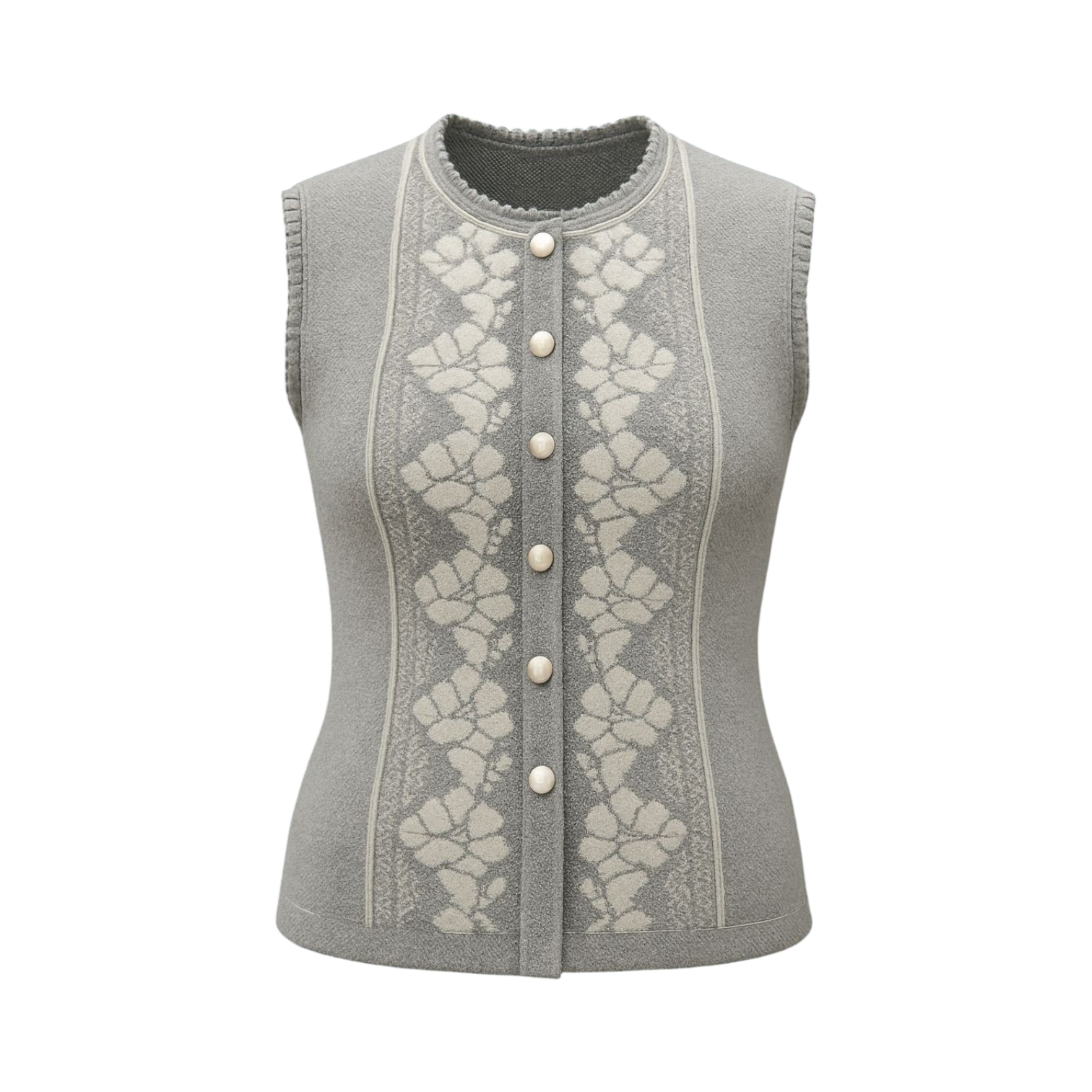 Pearl Petal Button Cardigan