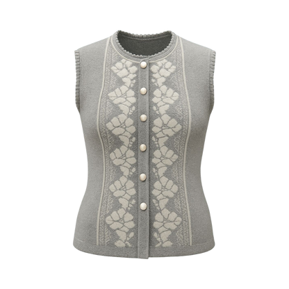 Pearl Petal Button Cardigan