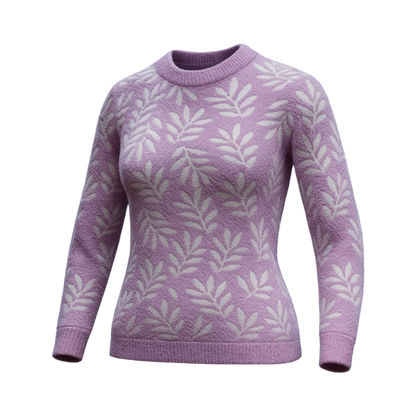 Lavender Leaf Sweater