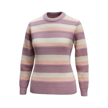 Blush Stripe Cozy Knit